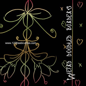 Weird Doodled Borders