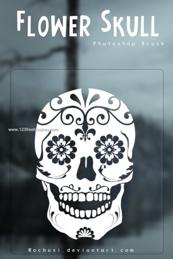 Flower Skull