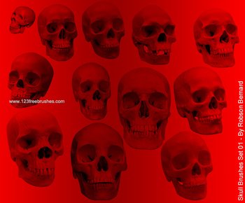 Scary Vampire Skull