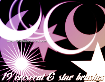 Crescent Moon and Stars