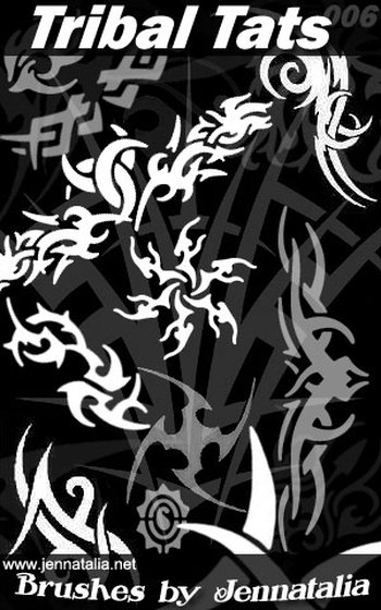 Photoshop Free Tribal Tattoo Brushes