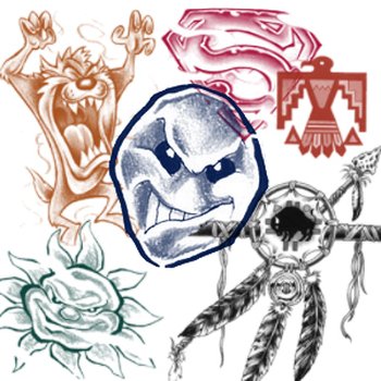 Photoshop Free Tattoo set Brushes