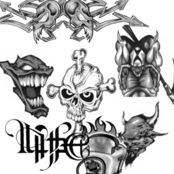 Photoshop Free Weird Tattoo Brushes
