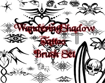 Photoshop Free Tattoo set Brushes