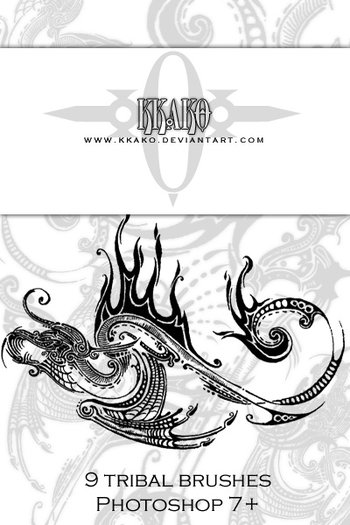Photoshop Free Tribal Tattoo Brushes
