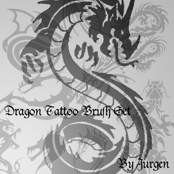 Photoshop Free tattoo Koi Brushes