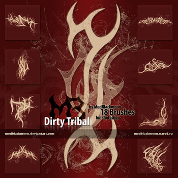 Photoshop Free Celtic knotwork tribals Brushes