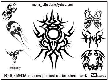 Photoshop Free Tribal Tattoo Designs Brushes