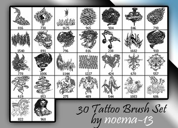Photoshop Free Tribal Brushes
