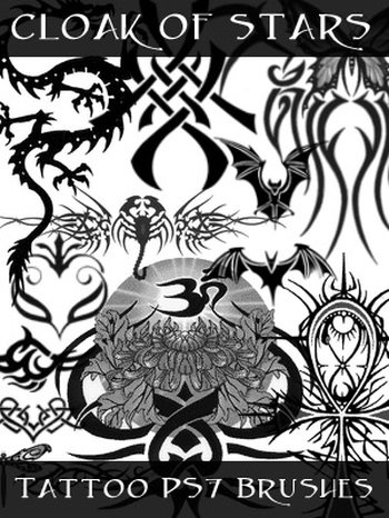 Photoshop Free Tattoo Tribal Brushes