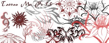 Photoshop Free Tattoo Swirls Brushes