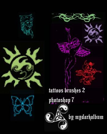 Photoshop Free Tattoos Brushes