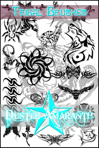 Photoshop Free Tribal Set Brushes