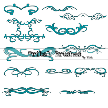 Photoshop Free Tribal Brushes