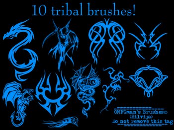 Photoshop Free Tribal Brushes