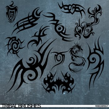Photoshop Free Tribal Brushes