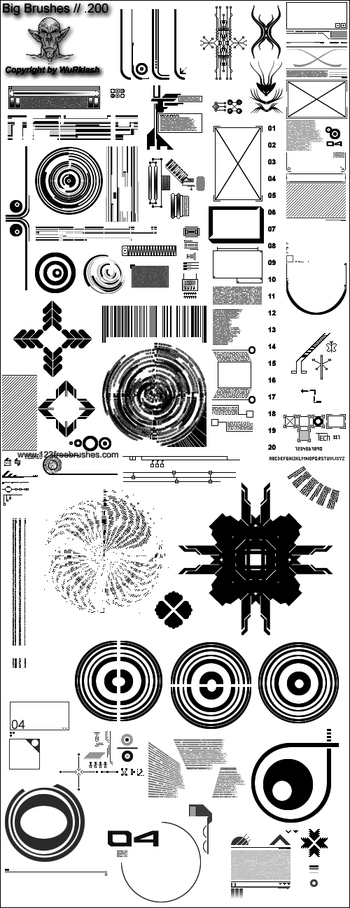 200 Technology Shapes