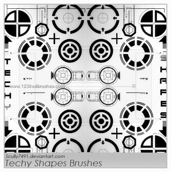 Tech Circle Shapes