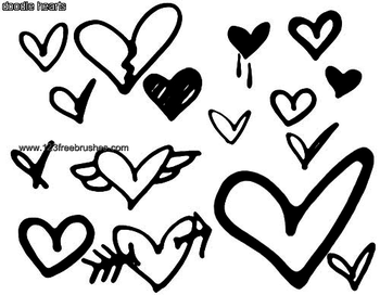 Doodle Hearts