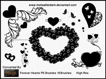 Forever Flower Hearts