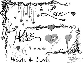 Hearts and Swirls