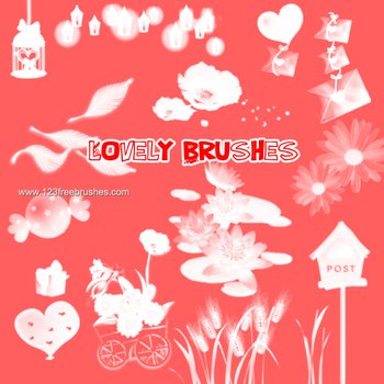 Lovely Hearts and Flowers