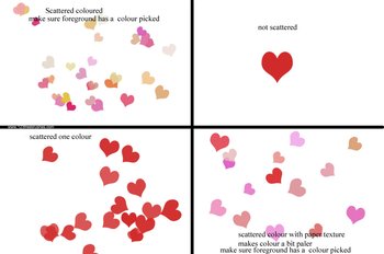 Scatter Hearts