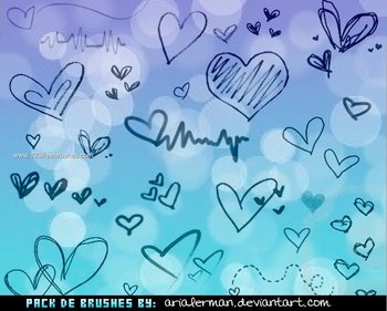 Scribble Heart Designs