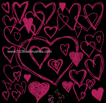 Scribble Hearts