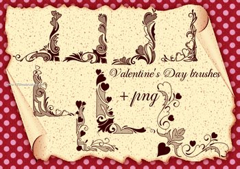 Valentines Day Corners