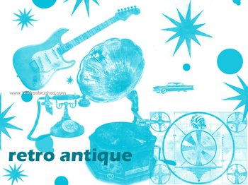 Retro Antique Gramophone – Guitar – Phone