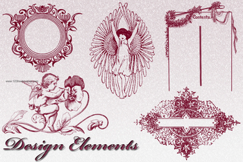 Victorian Decorative Design Elements