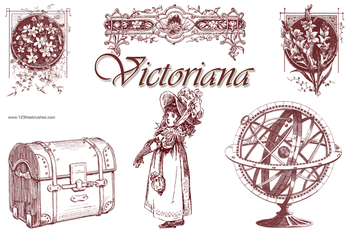 Victorian Ornaments and Child