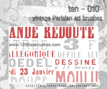 Vintage Parisian Ads