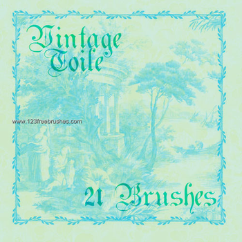 Vintage Toile Wallpaper