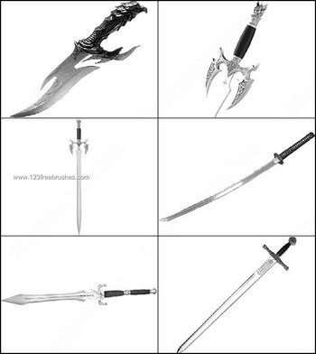 Photoshop Sword Brushes