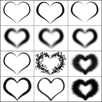 Free Photoshop Heart Brush