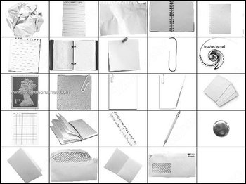 Stationery Brushes – Paper Clip –  Notebook Photoshop Brush