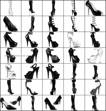 High Heel Photoshop Brushes Free