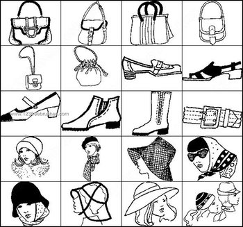 Fashion Girls – Handbag – Shoes – Belt Photoshop Brushes