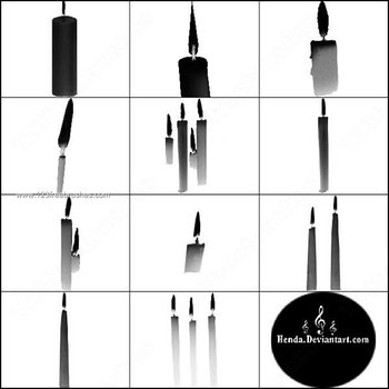 Candle Brushes Photoshop Free