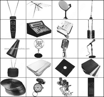 Microphone – Antenna Photoshop Brushes