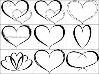 Heart Symbol for Photoshop Brushes