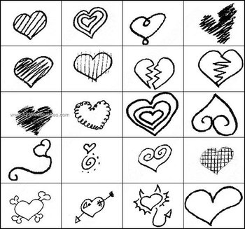 Heart Brush Photoshop