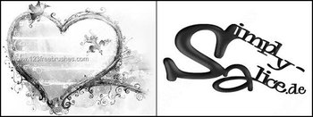 Valentines Swirl Heart Brush Photoshop