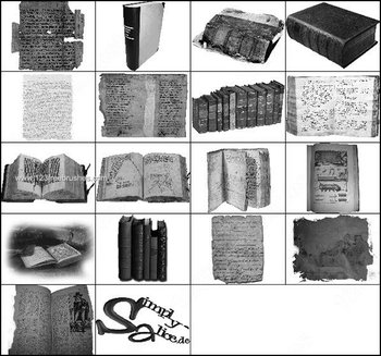 Old Books Vintage Photoshop Brushes