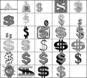 US Dollar Sign Brushes Photoshop