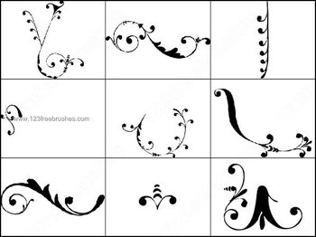 Ornament Brushes Photoshop
