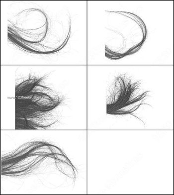 Hair Brushes for Photoshop