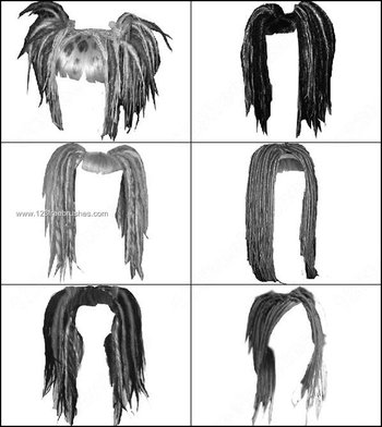 Hair Style Brushes Photoshop CS2